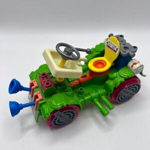 Vintage 1990 TMNT Toilet Taxi Playmates Toys Ninja Turtles Sewer Vehicle Green